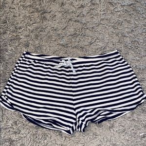 Blue stripped sleep shorts!!